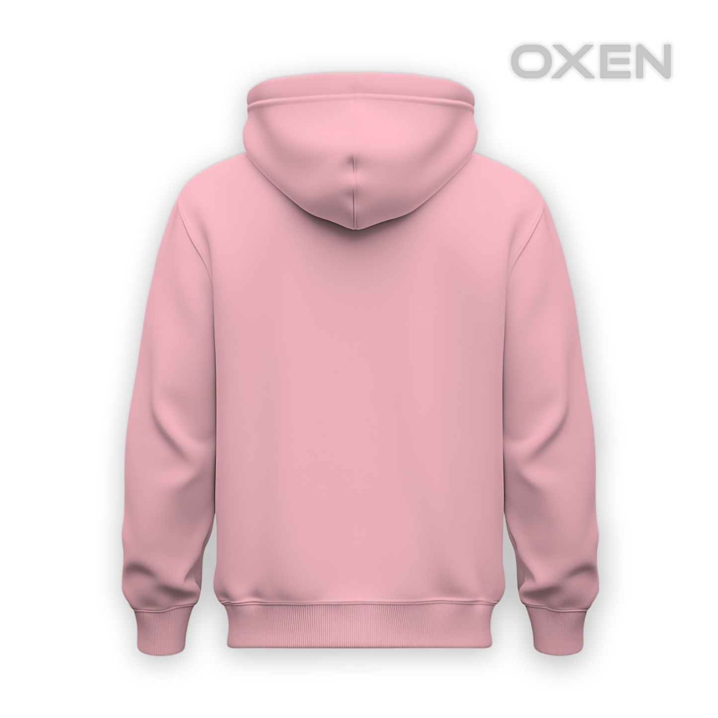 Classic Pink Plain Hoodie