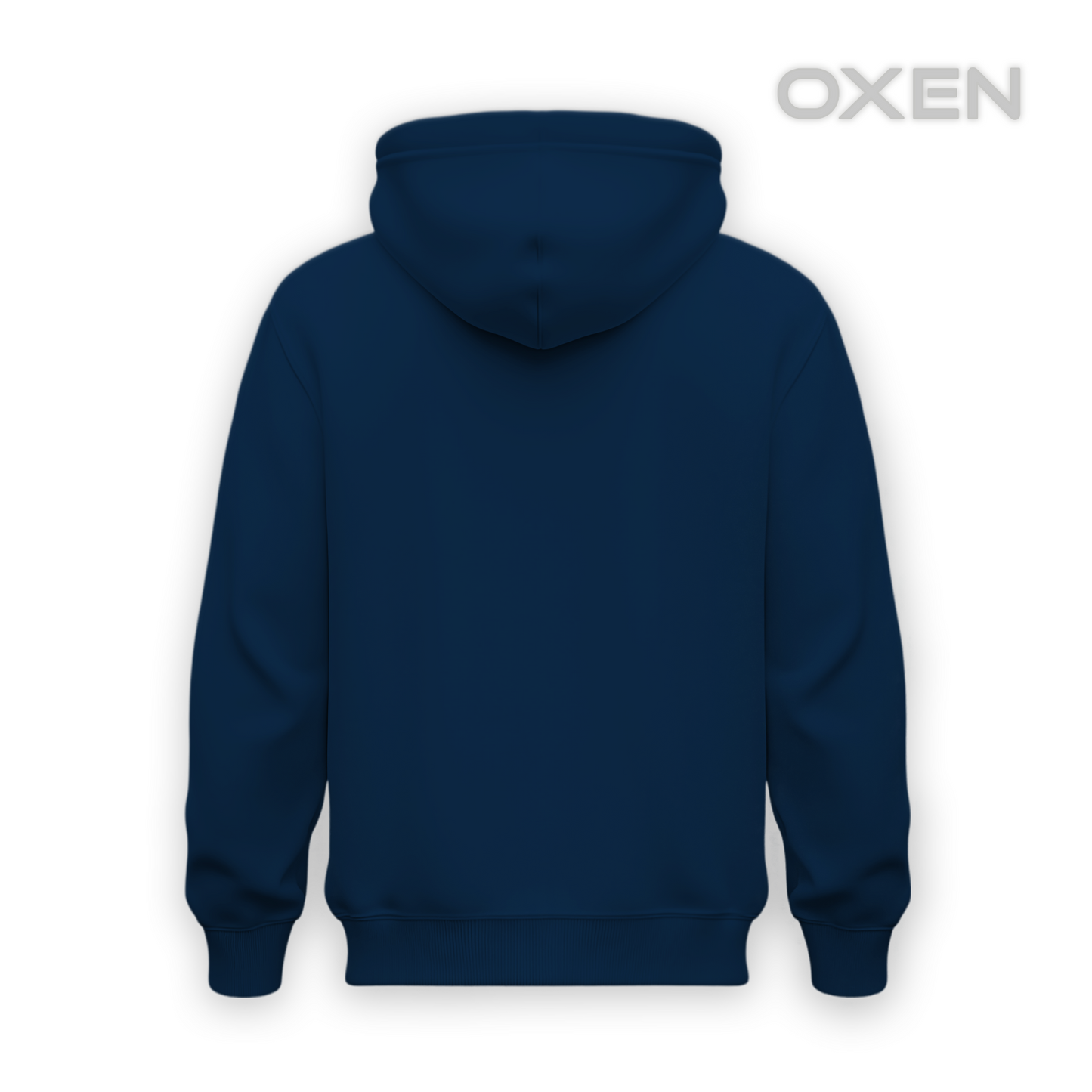 Classic Navy Blue Plain Hoodie