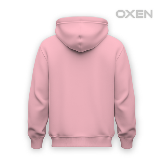 Classic Pink Plain Hoodie