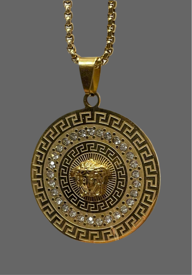 Medusa Head Pendant Necklace