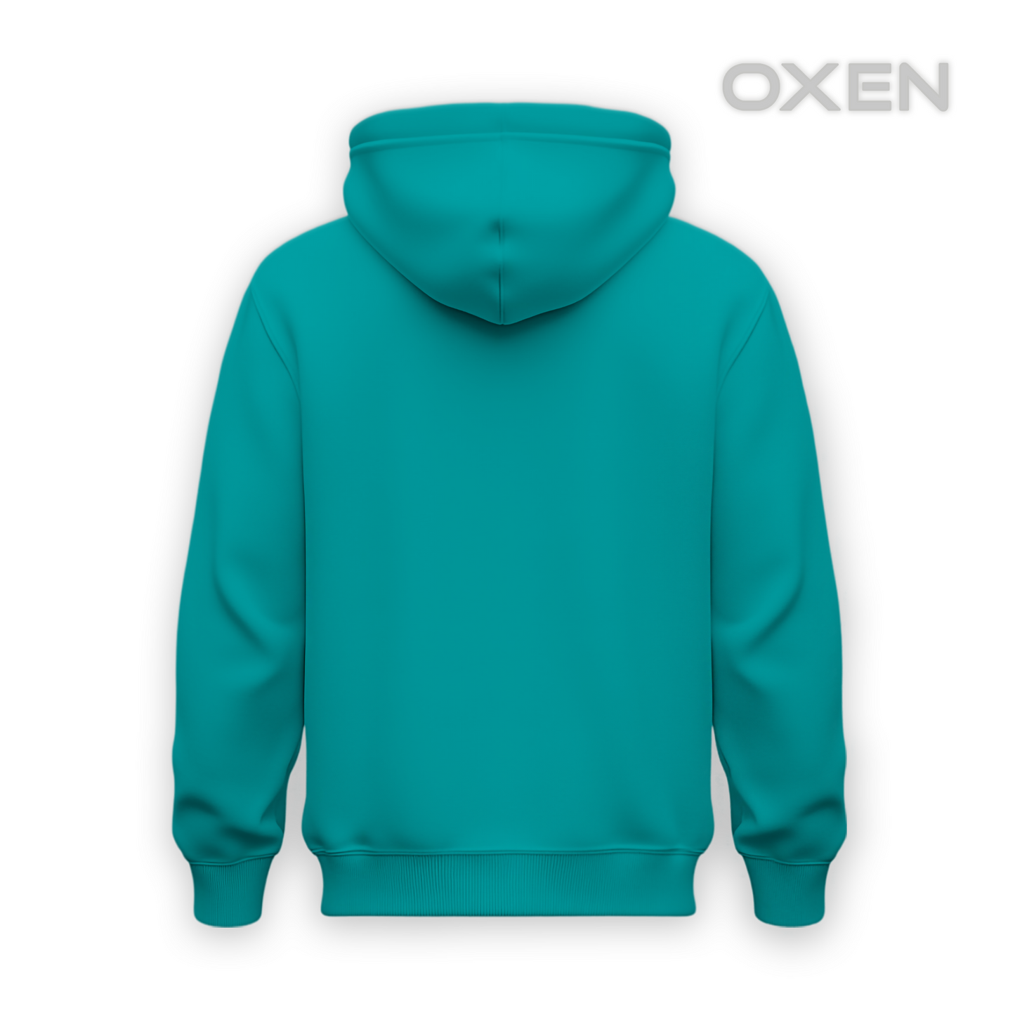Teal Premium Plain Hoodie