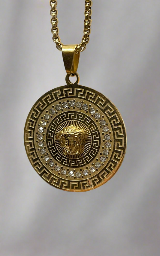 Medusa Head Pendant Necklace