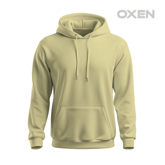 Classic Beige Plain Hoodie