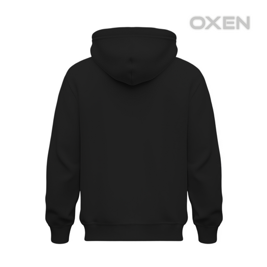 Classic Black Plain Hoodie